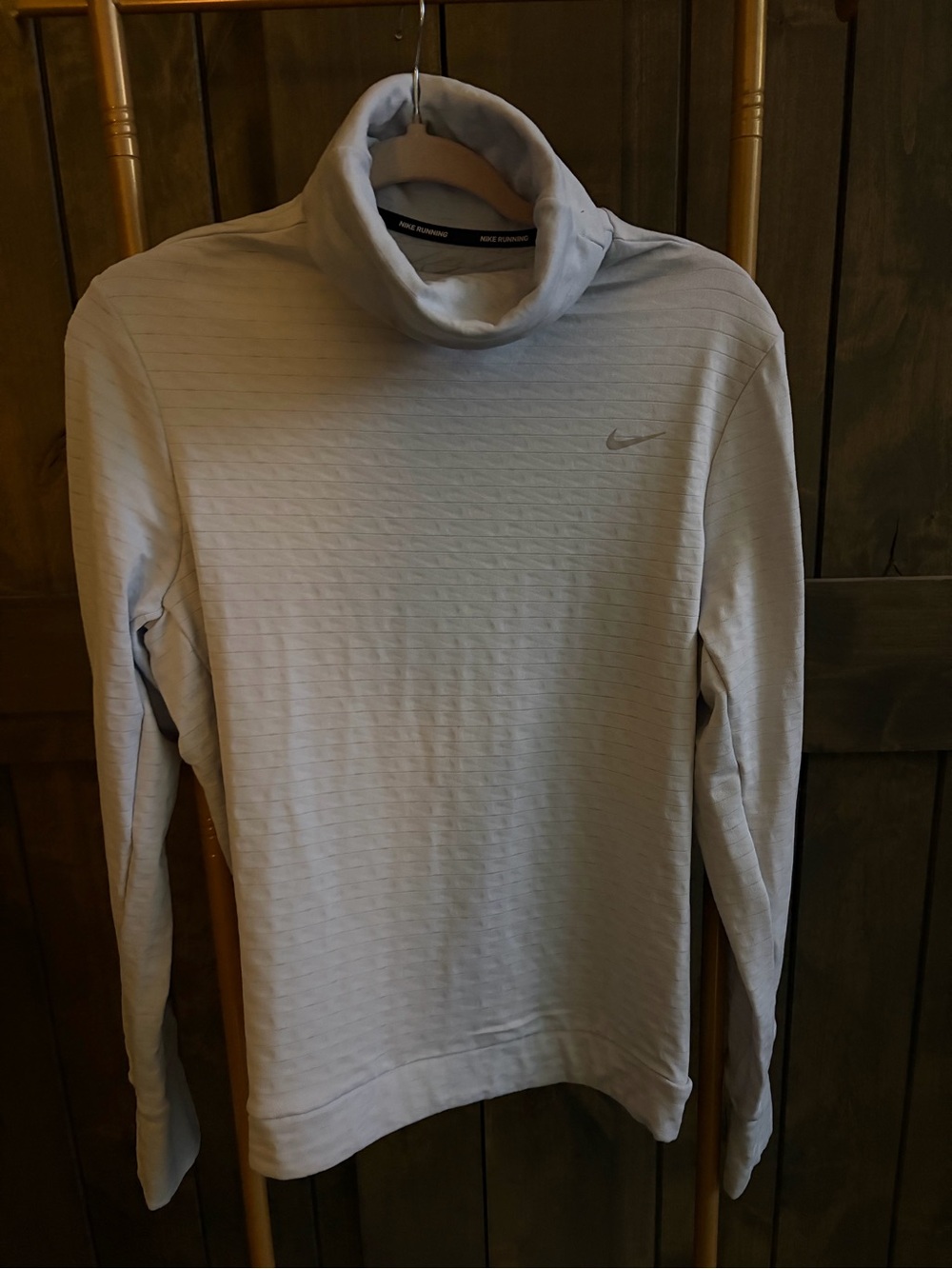 Nike Running Light Blue Turtleneck Pullover